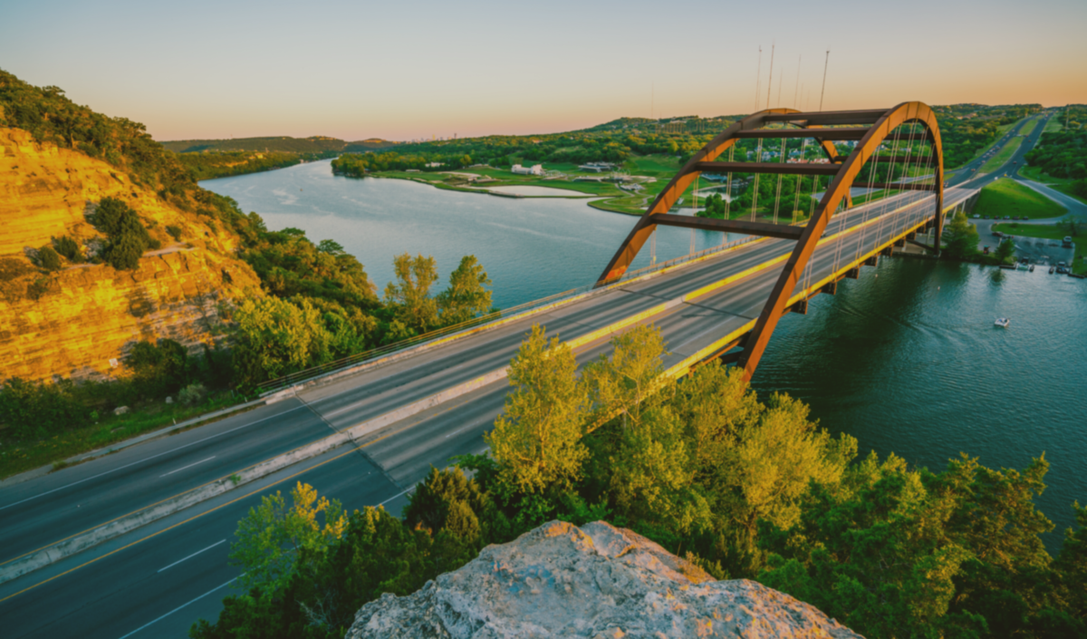 360 bridge over Lake Austin