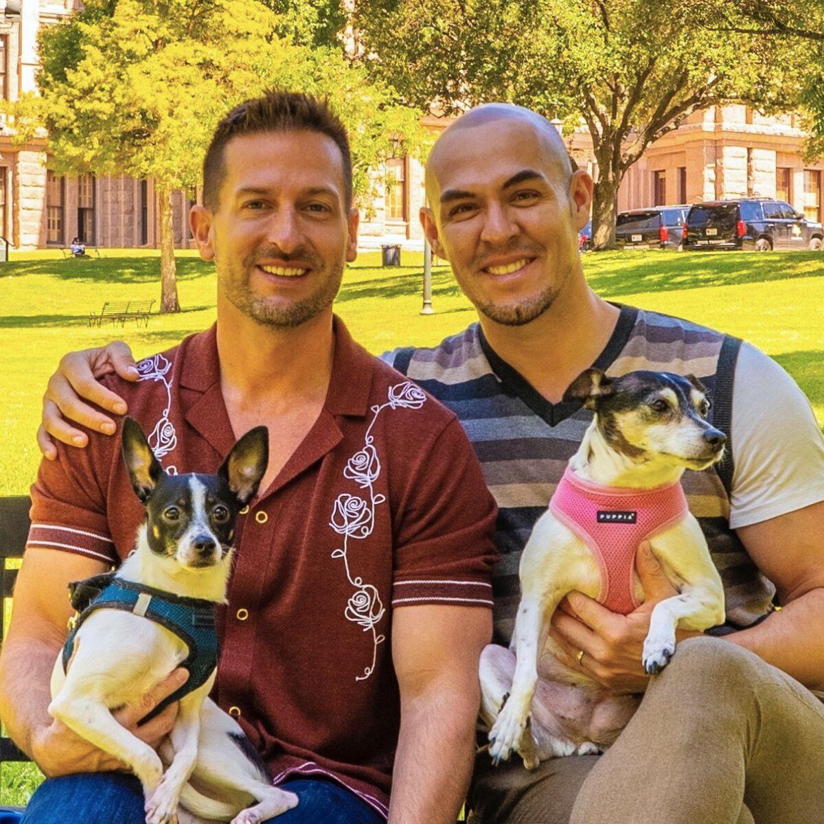 Brian and Jesus, a gay couple in Austin that want to adopt a baby.