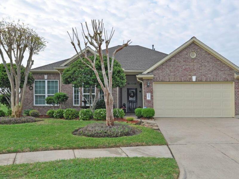 Brick home of adoptive family in Richmond, TX