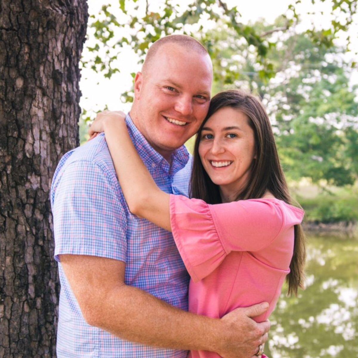 Katie and Rowdy, a white couple in Midland looking to adopt a baby