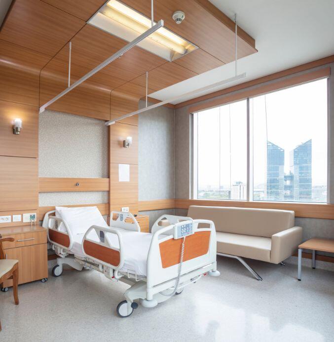 Labor and delivery hospital room