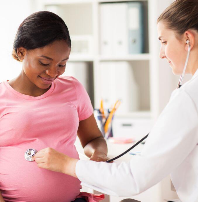 New Braunfels woman at prenatal appointment