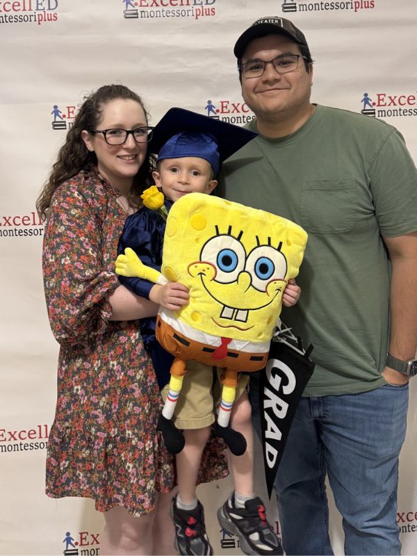 sam-matt-looking-to-adopt-san-antonio San Antonio adoptive family with son holding large Spongebob squishmallow
