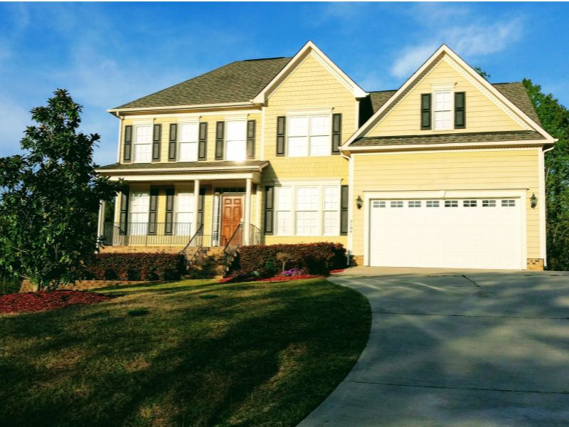 two story suburban home of prospective adoptive family